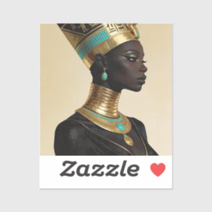 Nefertiti kehrt zurück — Afrikanische Königin des Aufkleber
