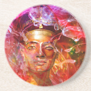 Nefertiti-Königin Sandstein Untersetzer