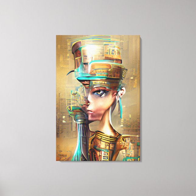 Nefertiti Leinwanddruck (Vorderseite)