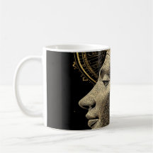 Nefertiti Moderne Silhouette Linienkunst