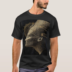 Nefertiti Moderne Silhouette Linienkunst T-Shirt