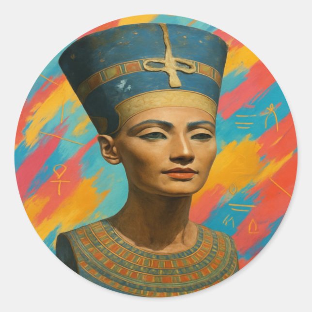 Nefertiti Royal Sticker Sheet (Vorderseite)