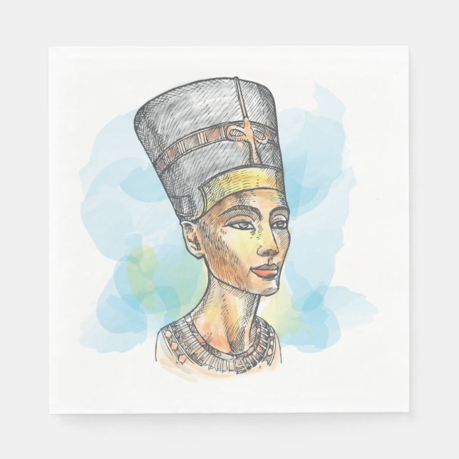 Nefertiti Serviette (Vorderseite)