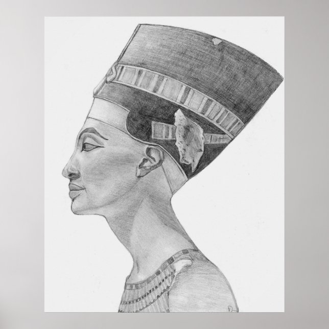 Nefertiti-Studie Poster (Vorne)