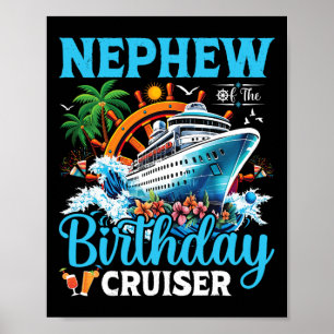 Neffe des Geburtstags-Kreuzfahrtschiffs Kreuzfahrt Poster