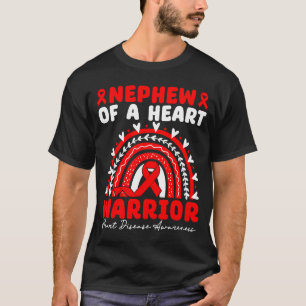Neffe eines Herzens Krieger Herzerkrankung Boho Re T-Shirt
