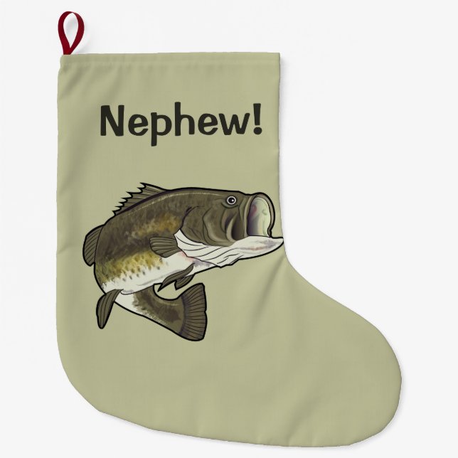 Neffe: Forellenbarsch Großer Weihnachtsstrumpf (Vorderseite)