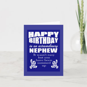Neffe Geburtstag Karte