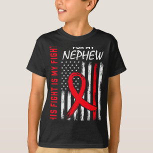 Neffe Herzerkrankung Bewusstseinsmonat Produkte Am T-Shirt