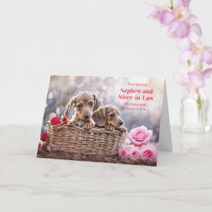 Neffe und Ehefrau Frohen Valentinstag Karte