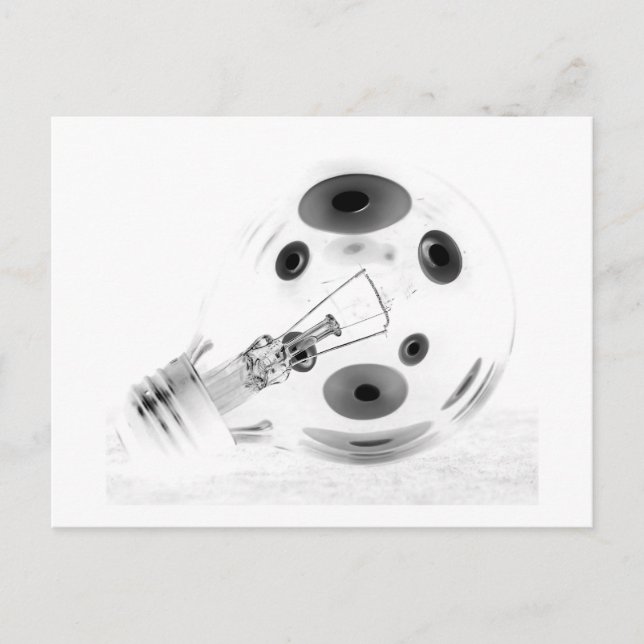 NEGATIV-BULBUS POSTKARTE (Vorderseite)