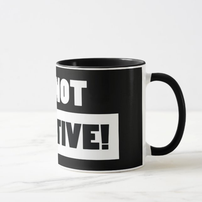 Negativ (Schwarzes) Tasse (Rechts)