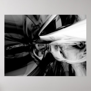 Negative Gefühle Abstrakt Poster