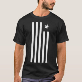NEGATIVE SCHWARZE UND WEISSE FREIHEIT PATRIOT FLAG T-Shirt