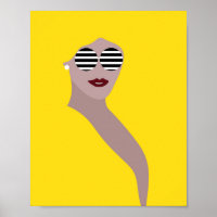 Negative Space Fashion Illustration