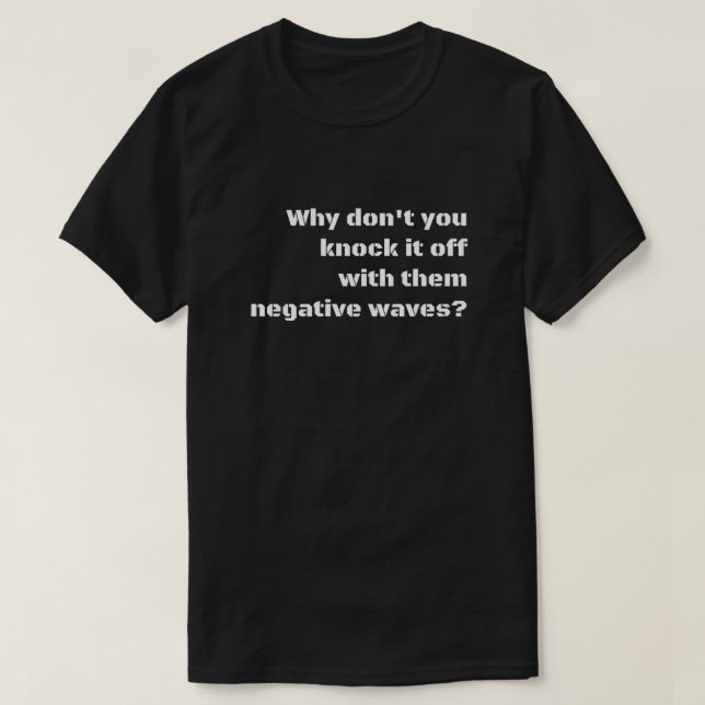 Negative Waves Essential T-Shirt (Design vorne)