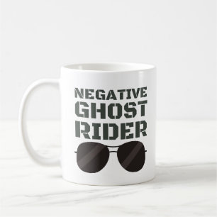 Negativer Ghost Rider Kaffeetasse