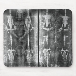 Negatives Foto Grabtuch von Turin Kreuzigung Mousepad