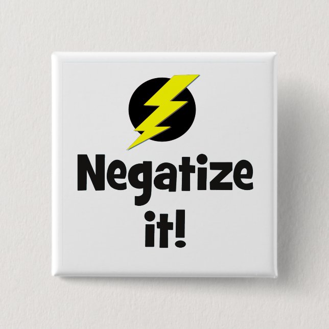 Negativieren Button (Vorderseite)