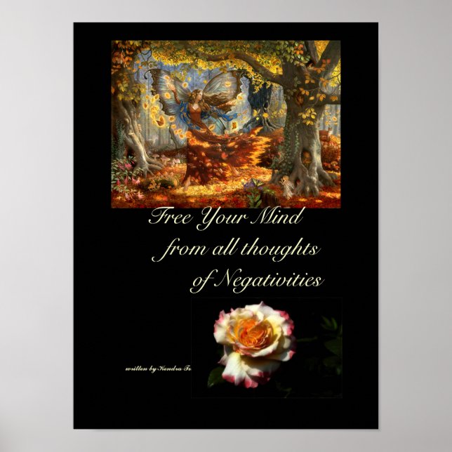 Negativität Poster (Vorne)