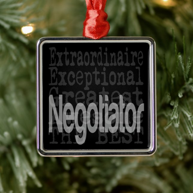Negotiator Außerordentliche Metal Ornament (Baum)