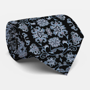 Negra decoración azul krawatte