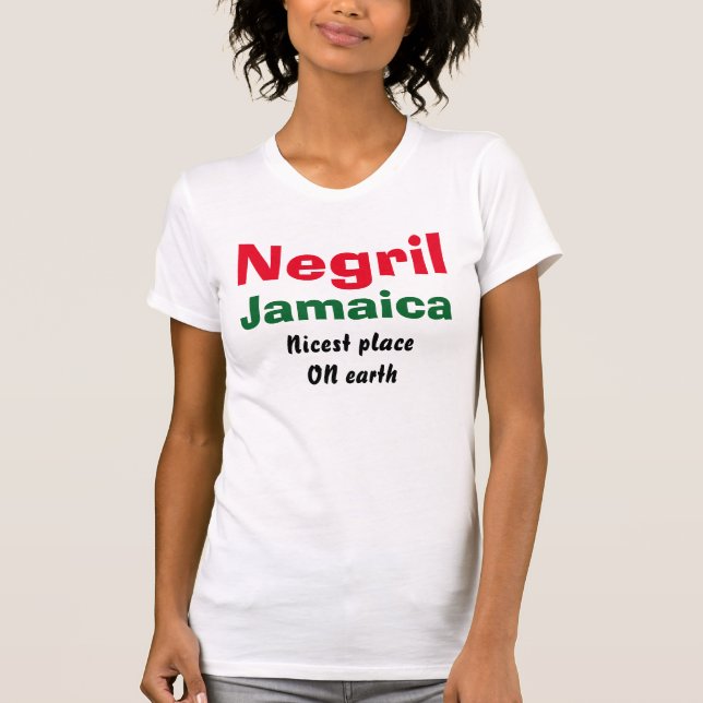 Negril Jamaica T-Shirt (Vorderseite)