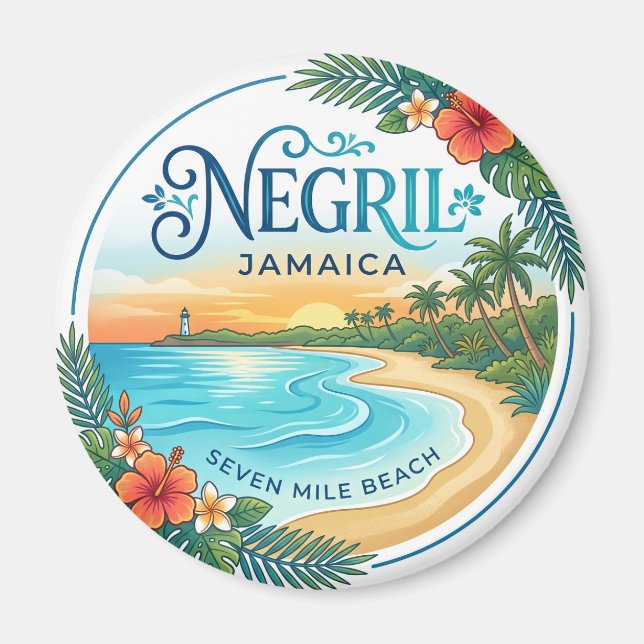 Negril Jamaika Magnet (Vorne)
