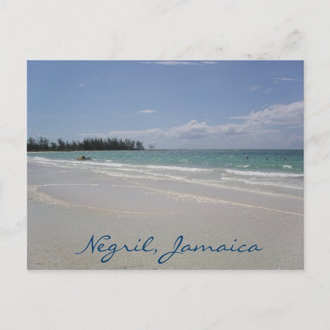 Negril, Jamaika Postkarte (Vorderseite)