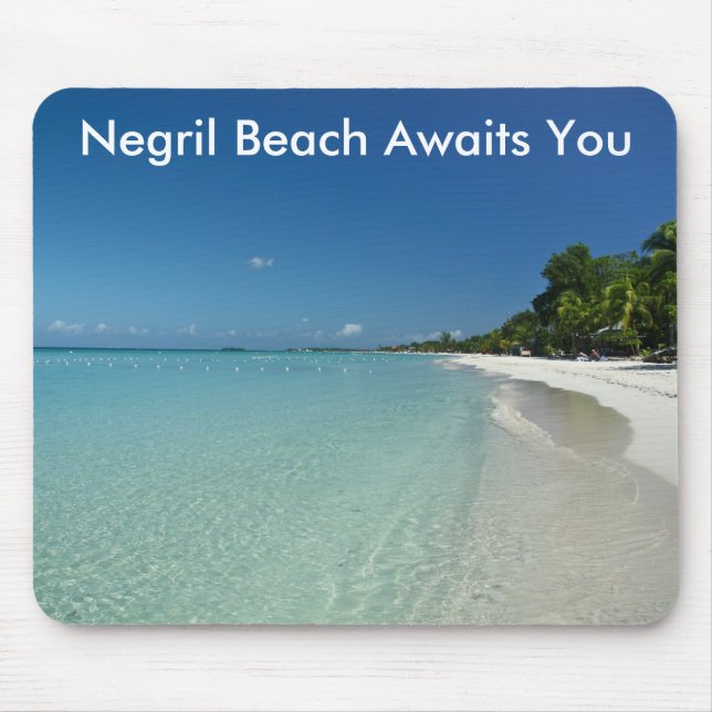 Negril Strand erwartet Sie Mousepad (Vorne)