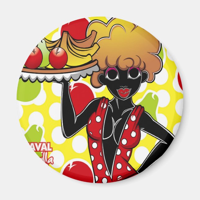 Negrita puloy frutas magnet (Vorne)