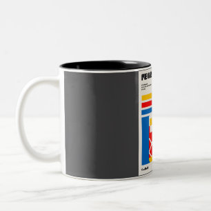 Negroni Cocktail Kunst, Dichtung und Musik Zweifarbige Tasse