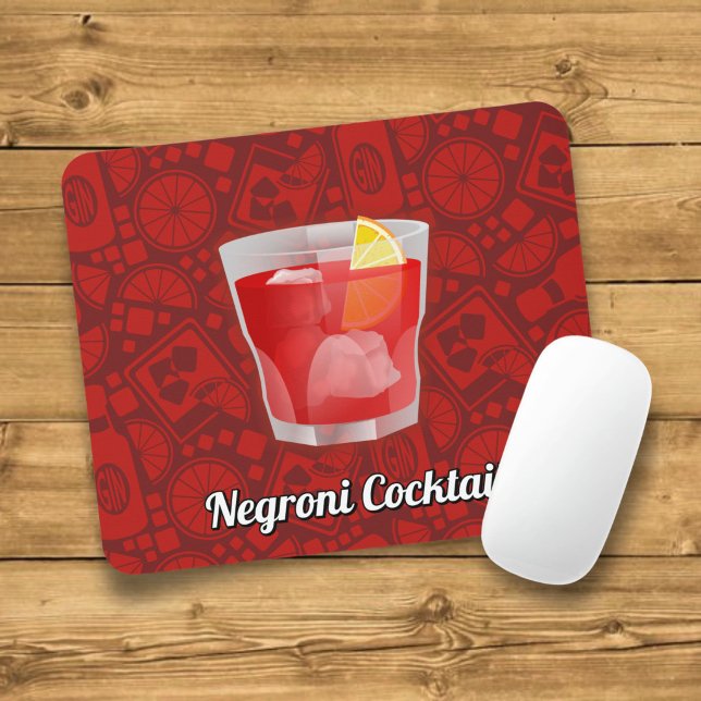 Negroni-Cocktail Mousepad (Von Creator hochgeladen)