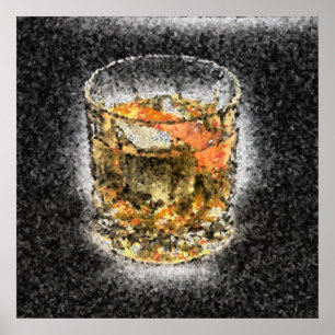 Negroni Cocktail Poster