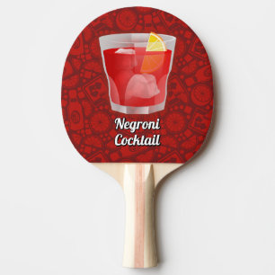 Negroni-Cocktail Tischtennis Schläger