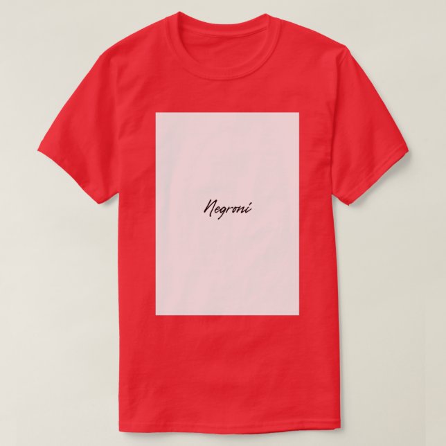 Negroni T-Shirt (Design vorne)