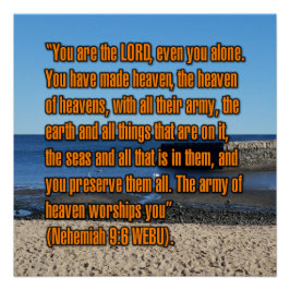 Nehemiah 9:6 WEBU Poster