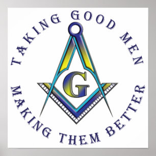 Nehmen der guten Männer Poster