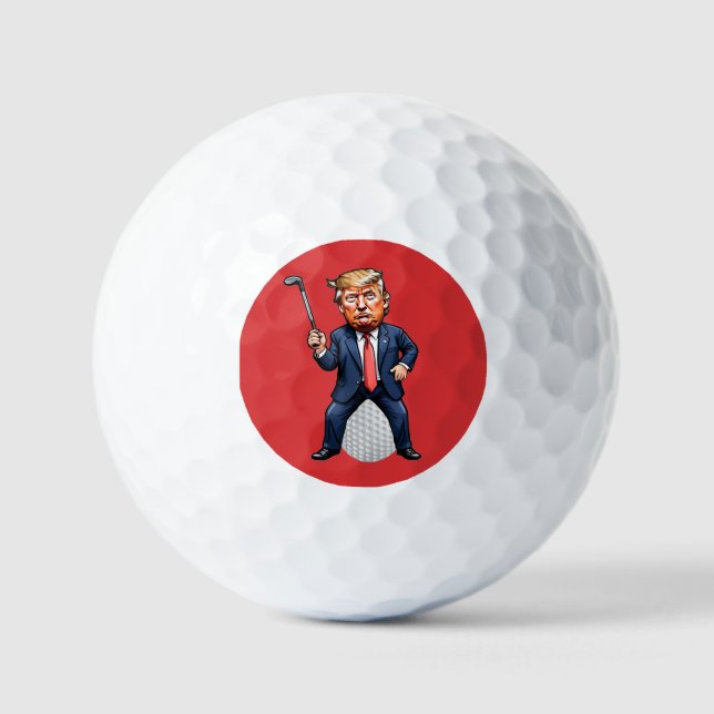 Nehmen Sie Aim Trump Golfball (Vorderseite)