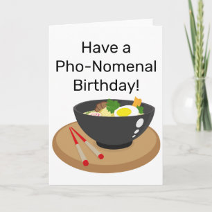 Nehmen Sie am Geburtstag ein PHO-NOMENAL Dankeskarte