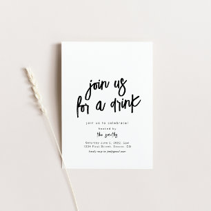 Nehmen Sie an einer Drink-Party Einladung teil