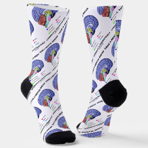 Nehmen Sie buchstäblich und figurativ eine mentale Socken