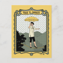 Nehmen Sie Chance_B_ Postkarte