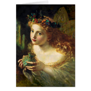 Nehmen Sie das Gesicht der Frau, der Fairy Schmett