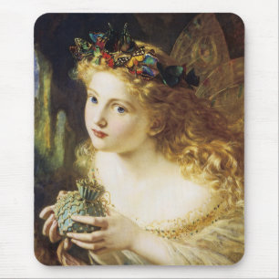 Nehmen Sie das Gesicht der Frau Mousepad