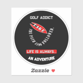 Nehmen Sie den weniger befahrenen Weg Aufkleber