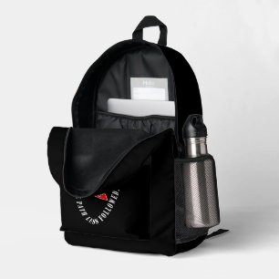 Nehmen Sie den weniger befahrenen Weg Bedruckter Rucksack