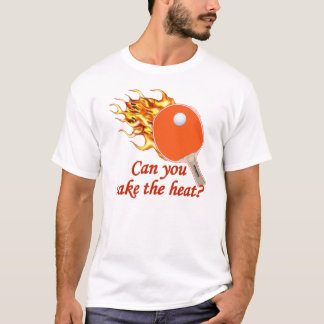 Nehmen Sie der Hitze loderndes Klingeln Pong T-Shirt