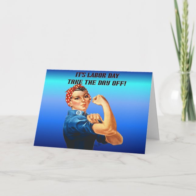 Nehmen Sie die Grußkarte für den Tag ab Karte (Vorderseite)