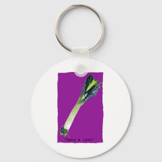 Nehmen Sie die Leine Fuchsia Schlüsselanhänger